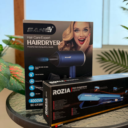 Kit Glam Hair (Plancha + Secador)✨ .